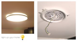 Tutorial Wie man eine Leuchte Lampe montiert und anschließt [upl. by Rozelle598]