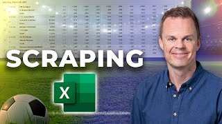 Web Scrape Football Odds to Excel Scraping for Beginners [upl. by Pammie]