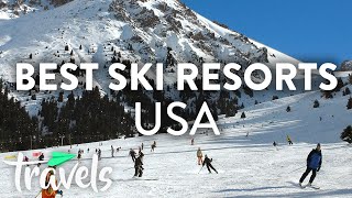 Top 10 Ski Resorts in the US  MojoTravels [upl. by Enitsirt]