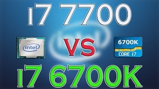 i7 7700 vs i7 6700K  BENCHMARKS  GAMING TESTS REVIEW AND COMPARISON  Windows 10 [upl. by Elrebmik]