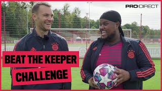 Chunkz vs Neuer  YouTuber vs Pro Keeper Penalty Shoot Out Challenge [upl. by Notsek]