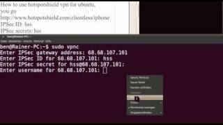 how to use hotspot shield vpn for ubuntu [upl. by Sutphin]