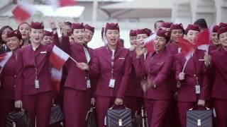 How We Welcome Our New Cabin Crew  Qatar Airways [upl. by Elletsyrk]