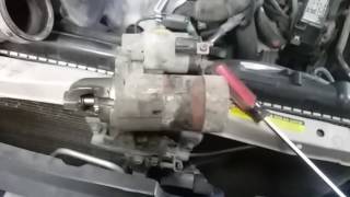 Nissan starter replacement [upl. by Egroeg]