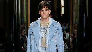 Balmain SpringSummer 2017 Menswear Show [upl. by Oderf517]