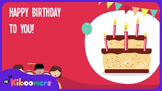 Happy Birthday To You Lyric Video  The Kiboomers Preschool Songs amp Nursery Rhymes [upl. by Bedelia293]