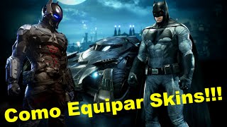 Equipar Batimovil Skins Y Misiones en Batman Arkham Knight [upl. by Nanaj]