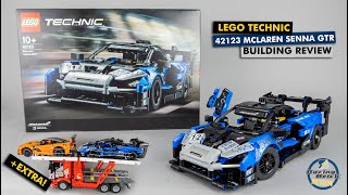 LEGO Technic 42123 McLaren Senna GTR detailed building review [upl. by Sirad]