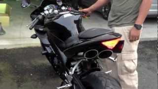 2006 Yamaha R1 STOCK VS TOCE EXHAUST [upl. by Morette879]