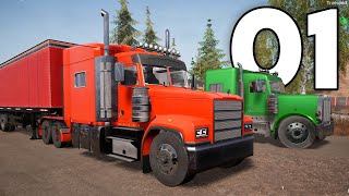 Alaskan Road Truckers  Part 1  The Beginning [upl. by Aitsirhc]