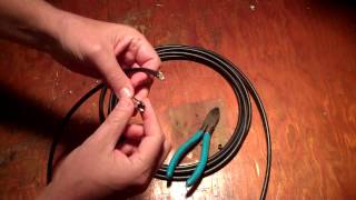 How to Install a Coax Cable Connector [upl. by Atirihs]