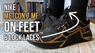 Nike Metcon 7 MF Mat Fraser ON FEET amp Lock Laces system show [upl. by Nail]