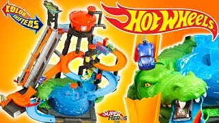 Hot Wheels Station de Lavage Ultime Alligator Voitures Color Shifters Jouet Toys Mattel [upl. by Nnaael]