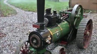 Steaming A 4quot Foster Traction Engine [upl. by Fasano447]