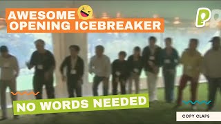 Awesome Icebreaker amp Simple ATTENTIONGETTING Strategy  Copy Claps  playmeo [upl. by Annaej]