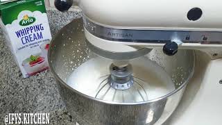 How To Make Whipped Cream Frosting [upl. by Abekam897]