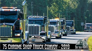 75 Chrome Shop Truck Convoy amp Light Show  2019 [upl. by Nairim]