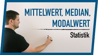 Mittelwert Median Modalwert  Statistik  Mathe by Daniel Jung [upl. by Noirad47]