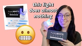 all sponsored teeth whitening kits are the same Purely White review [upl. by Lain]