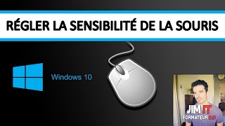 COMMENT RÉGLER LA SENSIBILITÉ DE LA SOURIS SOUS WINDOWS 10 [upl. by Crispen]