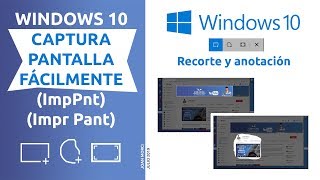 Windows 10 captura pantalla fácilmente 2019 [upl. by Lamak]