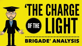 Alfred Lord Tennysons The Charge of the Light Brigade Mr Bruff Analysis [upl. by Gran476]