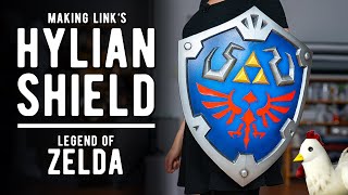 Making Links Hylian Shield  Legend of Zelda [upl. by Llerred]