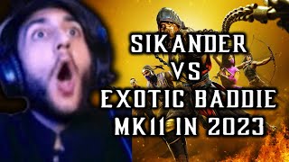 Sikander555 MK11 BEEF in 2023 VS Exotic Baddie  Doesnt End Well [upl. by Estis963]