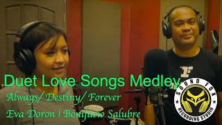 Love Songs Duet Medley  Eva Doron amp Bonifacio Salubre [upl. by Ayek]