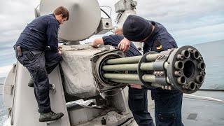 The Powerful US Phalanx CIWS in Action [upl. by Schulze]