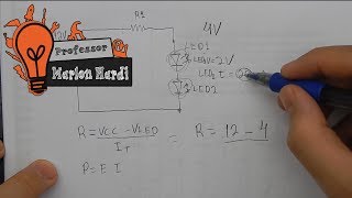 Como Calcular Resistor Para LED Simples  EA 6 [upl. by Etsyrk792]