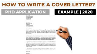 How To Write a Cover Letter For a PhD Application  Example [upl. by Laroy]