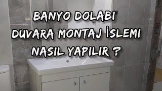 BANYO DOLABI MONTAJI NASIL YAPILIR [upl. by Melisent]