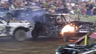 No Protector Class  Huron County Demolition Derby 2019 [upl. by Qiratla]