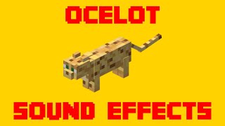 Minecraft Ocelot Sound Effects  All Ocelot SFX For Editing [upl. by Laverne104]