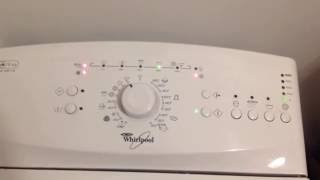 Whirlpool AWE6515 reset programatoracontrol board reset program serwisowy diagnostic test program [upl. by Elleirda]