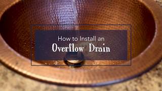 How To Install An Overflow Drain [upl. by Eeliah138]