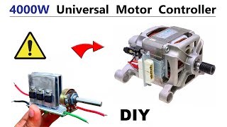 4000 Watt Universal Motor Speed Control  Make 120v RPM Controller DIY [upl. by Eneles]