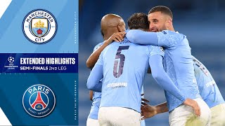 Manchester City vs Paris SaintGermain Extended Highlights  UCL on CBS Sports [upl. by Bonny]