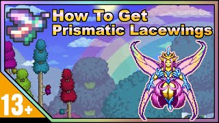 Terraria How To Get Prismatic Lacewing  How To Spawn Empress Of Light 14 Journeys End [upl. by Assedo]