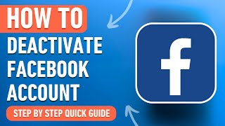 How to Deactivate a Facebook Account Easy Tutorial [upl. by Enois]