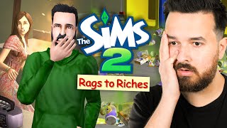 I am living in a landfill in The Sims 2 Rags to Riches  Part 4 [upl. by Eidnil]