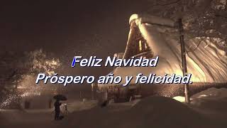 JOSE FELICIANO  FELIZ NAVIDAD KARAOKE [upl. by Alphonsa]