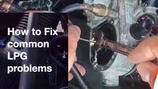 How to Fix Common LPG Problems  Vaporiser  Reducer Injectors [upl. by Eudora]