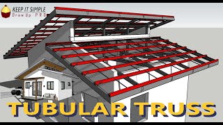 Tubular Truss  Clerestory Roof [upl. by Pagas]