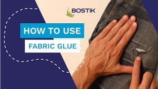 How to use Fabric Glue  Bostik UK [upl. by Berger798]