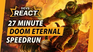 Doom Eternal Developers React to 27 Minute Speedrun [upl. by Trixie]