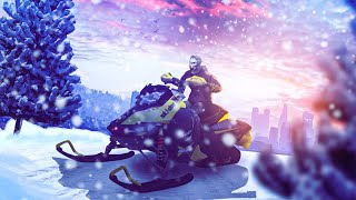 snowbike annoys cops in GTA 5 [upl. by Bork227]