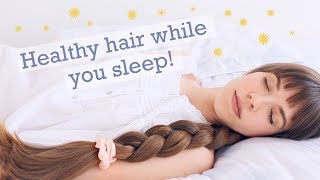 PROTECTIVE SLEEP HAIRSTYLES Haircare tips for healthy amp beautiful hair [upl. by Nyltiac]