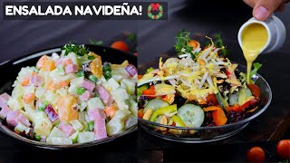 ¡Asi Preparo mi ENSALADA NAVIDEÑAS ESPECIAL  Cocina Facil [upl. by Reemas]